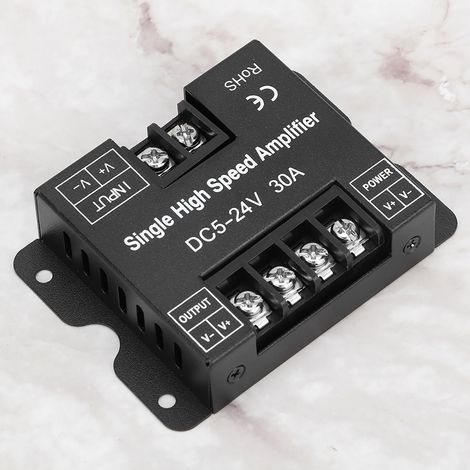 DC5-24V 30A Einzelfarben-LED-Signalverstärker für RGB-LED-Lichtleisten-Controller (1/5)