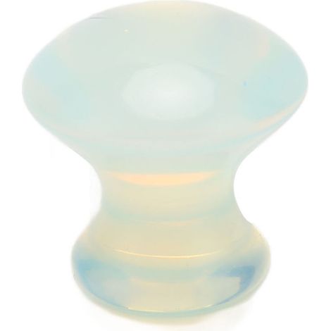 Pierre de Gua Sha Champignon en Pierre d'Opale pour Massage du Visage, Dos, Mains et Pieds (1/5)