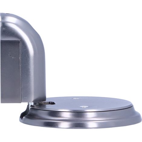 Butée de porte mécanique à pression, silencieuse et coupe-vent, en alliage de zinc, quincaillerie de fixation. (1/5)