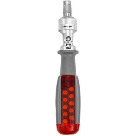 Bi-directional Ratchet Screwdriver Set with 10 Bits, XU, 180° Alloy Angled Screwdriver, 1/4" Screwdriver - (1/4)