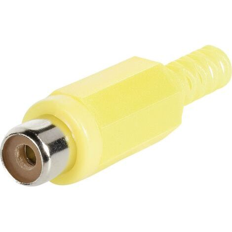 Cinch/RCA femelle, droit BKL Electronic 1108012/T Nombre de pôles: 2 jaune 1 pc(s) D29767 (1/3)