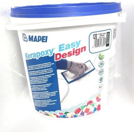 Mortero epoxi Mapei Kerapoxy Easy Design, color 120 negro, 3 kg (1/3)