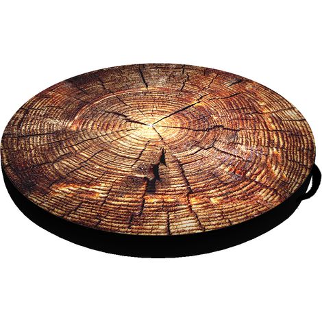 Katzenbett / Matratze aus elastischem Schaumstoff, Ring 40 cm, Akazie (1/3)