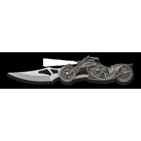 Couteau pliant Martinez Albainox moto aluminium lampe