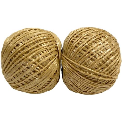 TrendLine Seil 2x 25m Polypropylen Natur Bastelschnur Allzweckschnur Universal