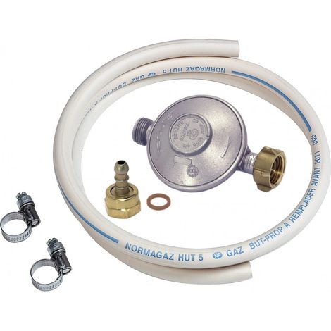 Tuyau gaz butane flexible 17 cm – Pression nominale 4 bar – Filetage plomberie – Garantie 5 ans – Gazinox (1/2)