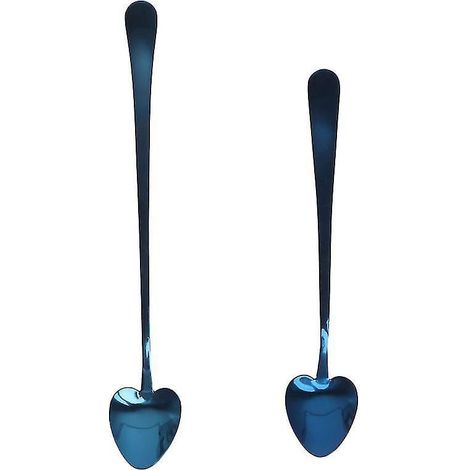 2 cuillères à glace en forme de cœur (1/3)