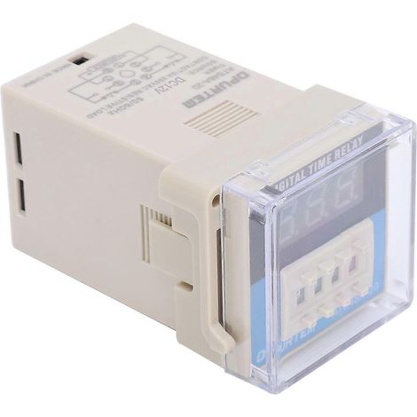 ATS48A‐20 LED-Digitalanzeige-Zeitrelais, flexibel einstellbares Zeitrelaismodul, 12 V DC