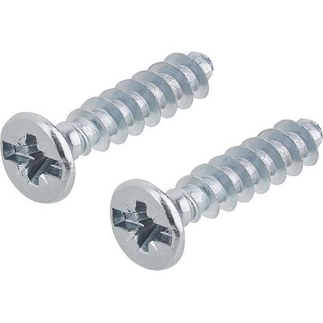 Geräteschrauben Kombi-Kreuzschlitz 100 Stück, für gängige Gerätedosen, Ø 3,2 mm - Länge 15 mm