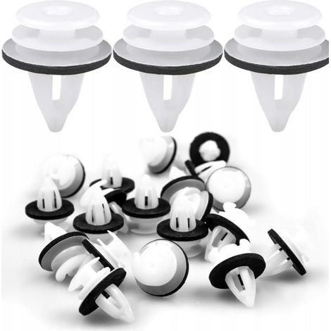 100 pezzi di clip per auto, clip di fissaggio universali per auto, strumenti, rivetti in plastica, clip per carrozzeria per paraurti, porta, parafango, kit di sostituzione