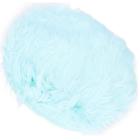 Couverture chauffante électrique pour animaux de compagnie, imitation fourrure de vison, à température constante réglable, pour chiens, chiots et chats (bleu). (1/5)