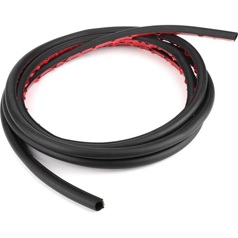 Joint de protection de porte en caoutchouc pour Transporter T5/T5.1/T6, garniture d'étanchéité, moulure anti-bruit, kit de 4 pièces, noir, adaptable. (1/4)