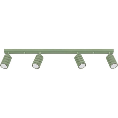 Plafoniere KARBON salvia 81x16.5x6.5cm Alluminio Sollux (1/5)