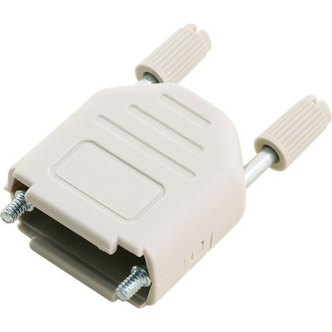encitech DPPK09-LG-K 6353-0101-01 D-SUB Gehäuse Polzahl: 9 Kunststoff 180 ° Lichtgrau 1 St.