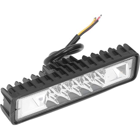 Barre lumineuse de travail LED 48 W avec feu stroboscopique latéral bicolore, universelle pour voitures et motos tout-terrain (1/5)