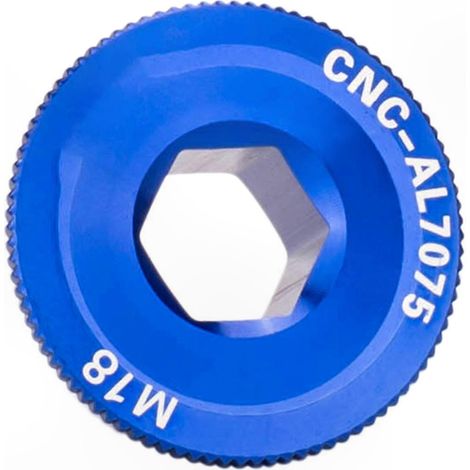 Vis de fixation de manivelle en alliage d'aluminium pour VTT, avec capuchons de protection (1/5)