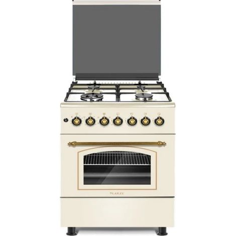 Cucina Larel 4 Fuochi a Gas Forno Gas 60x60cm Beige L60RBG (1/2)