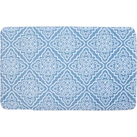 Trade Shop - TAPPEINO TAPPETINO FÜR BAGNO 45 X 75 CM AZZURRO MIT MAIOLICHEM 87032 - (1/2)