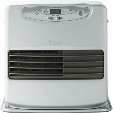 Qlima SRE7037C Estufa de queroseno electrónica acero inoxidable gris 3700W (1/2)