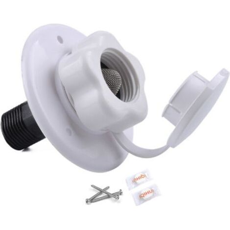 Accessoires de camping-car, réservoir d'eau de voiture modifié, valve d'eau unidirectionnelle (blanc) (1/4)