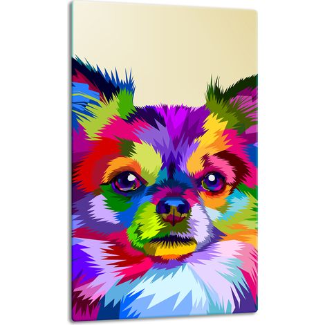 GLASPLATTE, TISCHPLATTE 30x52 HUND (1/5)
