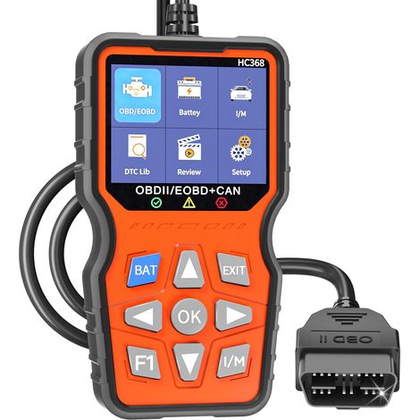 Kit d'outil de diagnostic automobile multimarque OBD2 (noir) pour VW, Audi et tous les véhicules OBD2 depuis 2003 (1/5)