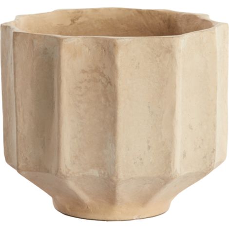 Livraison & Estilo maceta deco Salou natural - Ø21x18 cm (1/4)