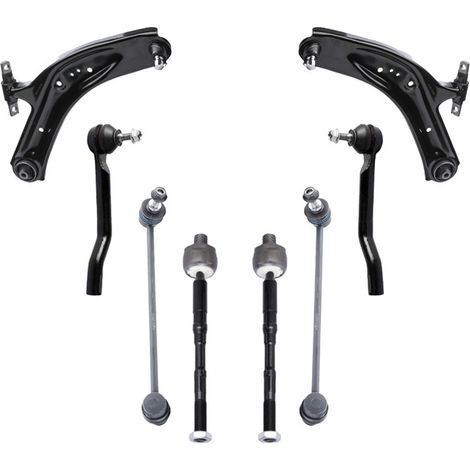 KIT BRACCIO OSCILLANTE 8 PEZZI COMPATIBILE CON NISSAN X-TRAIL III (T32, T32R, T32RR) 1. / Kit Sospensione Completo OE/OEM / Bracci Oscillanti + Testine Sterzo / Sostituzione Diretta OEM