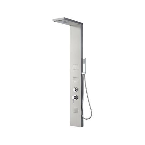 PARETE ATTREZZATA MULTIFUNZIONE MOD. RODI- Acciaio inox luc. Senza Led- DH- pezzi 1