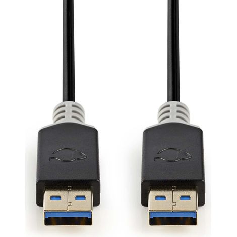 Nedis USB-KABEL A-STECKER/A-STECKER (CCBW61000AT20 2M) (1/3)