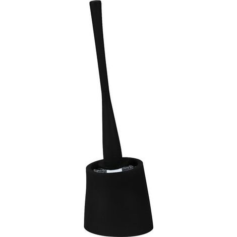 Brosse Wc avec support MOVE Noir Spirella