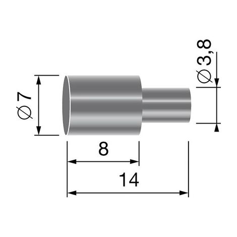 Tope funda - polea 6,0 mm