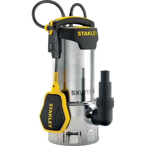 Stanley Pompa Immersione SXUP1100XDE per Acque Scure (1.100 W, Portata  max. 16.500 l/h, Prevalenza massima  10,5 m) (1/5)