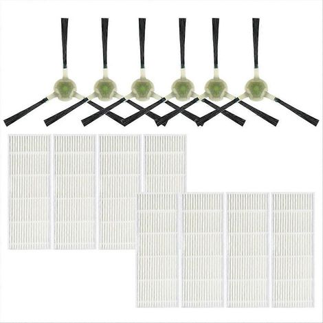 Lot de 14 pour aspirateur robot filtre HEPA brosses latérales (1/5)