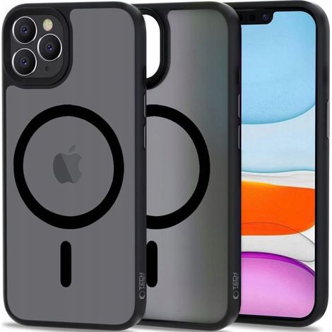 Tech-protect Magmat MagSafe per iPhone 11 Pro, nero opaco