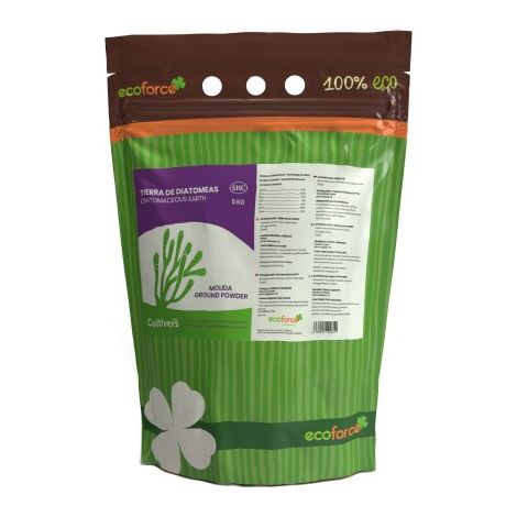 CULTIVERS Tierra de Diatomeas Molida Ecológica 5 kg
