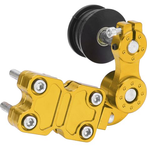Tendeur de chaîne moto automatique universel pour quad tout-terrain, motocross jaune (1/5)