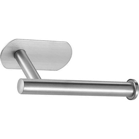 Porte-rouleau de papier toilette, support de rangement pour film alimentaire, sans perforation, en fil de fer tressé, 16 cm