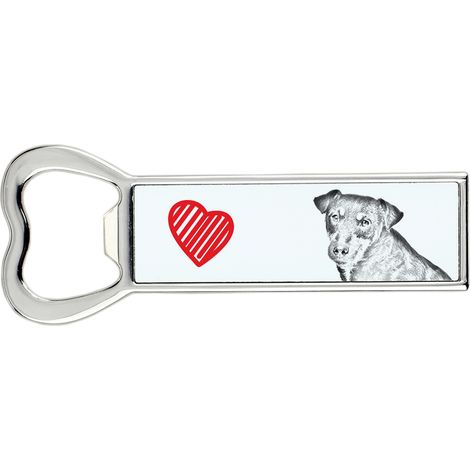 Terrier da caccia tedesco, Jagdterrier - apribottiglie con cane, apri frigo personalizzato, regalo unico per uomo di Art-Dog (1/5)