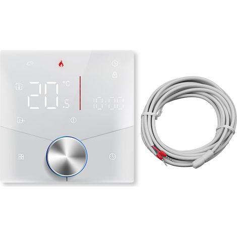 Contrôleur de Température Thermostatique pour Chauffage par le Sol WIFI Tuya GB pour Thermostat de Chauffage Électrique et Interrupteur D'Économie D'Énergie B (1/5)