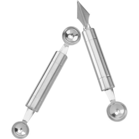 COLLBATH 2 Pièces Cuillères à Boule Acier Inoxydable Outils de (1/5)