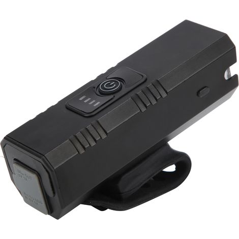 Phare de vélo rechargeable USB, étanche, en alliage d'aluminium, L (1/5)