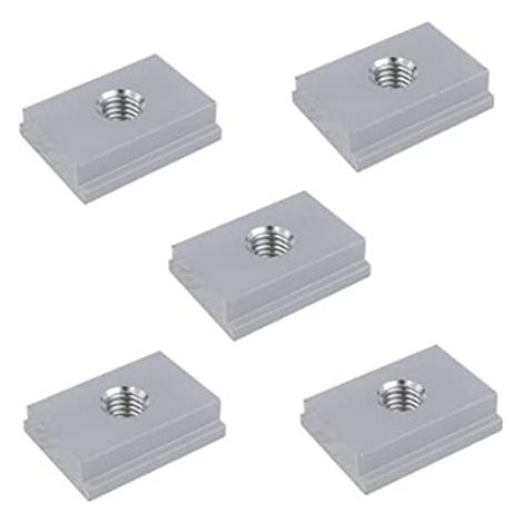 Écrou coulissant en alliage d'aluminium M6 pour rainure T, à T (1/5)