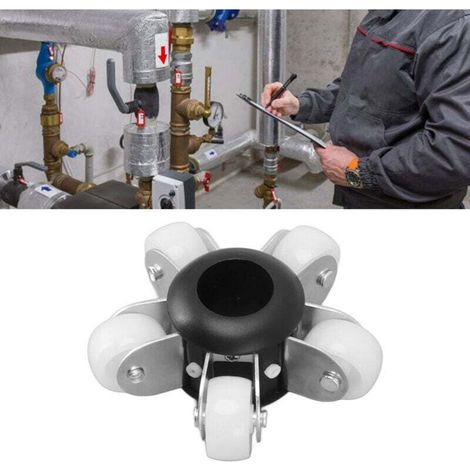 Roues de guidage de 90mm, couvercle de protection, roues de guidage durables pour caméra d'inspection de tuyaux d'égout de 23mm (1/4)