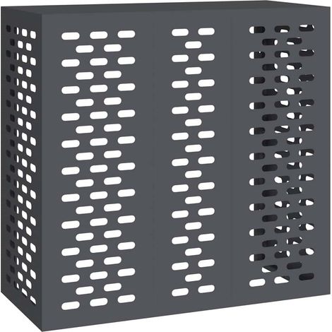 Housse de climatiseur Anthracite 110 x 50 x 105 cm Acier CFW66667