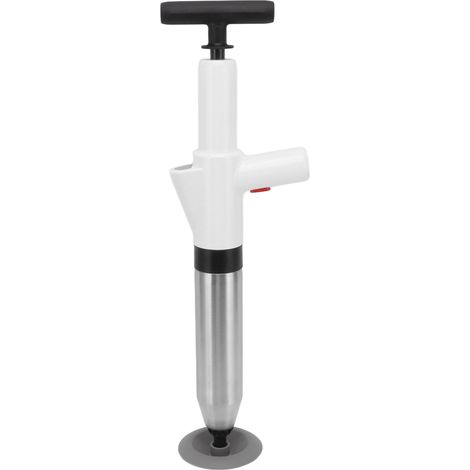 Déboucheur de toilettes puissant, pistolet pneumatique manuel pour canalisation, déboucheur à air comprimé, outil de nettoyage de drains, équipement de débouchage efficace pour WC. (1/5)