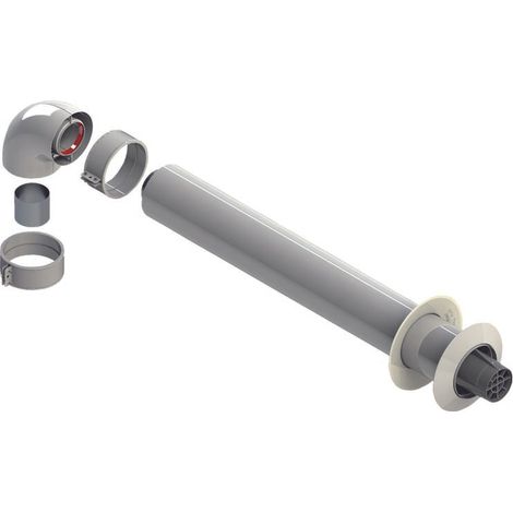 ø 60/100 kit coaxial en aluminium