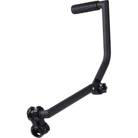 Rallonge de poignée pour tondeuse à gazon, poignée rotative à angle réglable noire pour tondeuse à gazon (1/5)