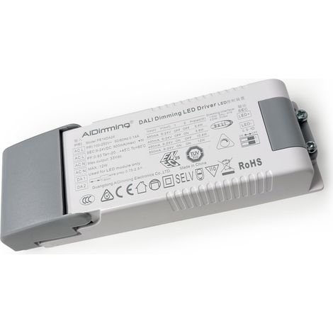Driver LED DALI 9-24V Regulable - Corriente Ajustable