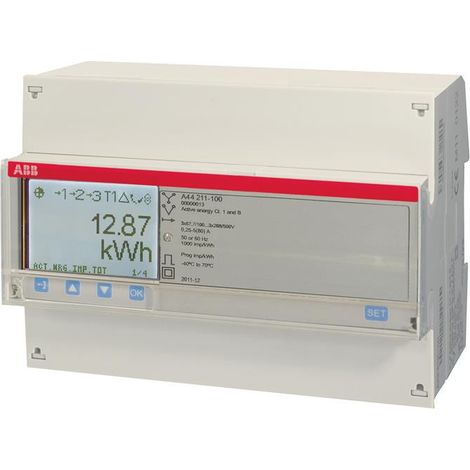 Compteur A44 Triphase Mesure InDirecte 6A Bronze Mid 2CMA100013R1000 ABB 831412